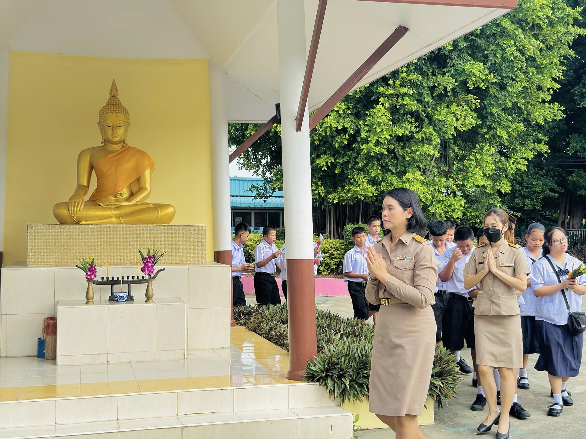 ประชาสัมพันธ์, โรงเรียนขจรทรัพย์อำรุง, วันวิสาขบูชา